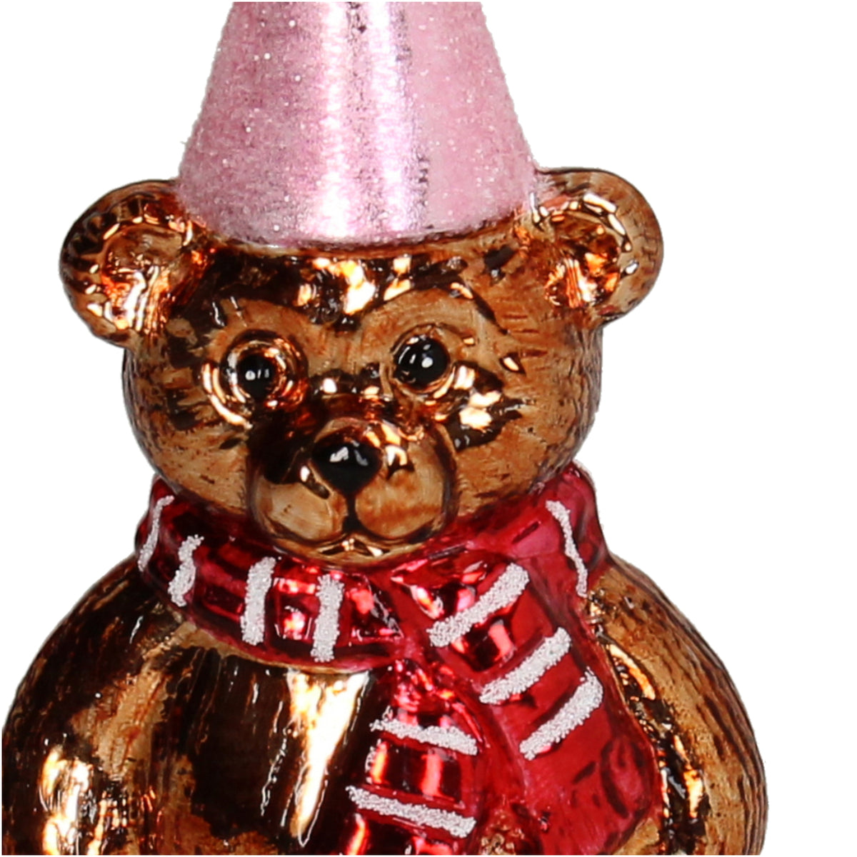 Christmas Ornament Bear with Party Hat - Kersten