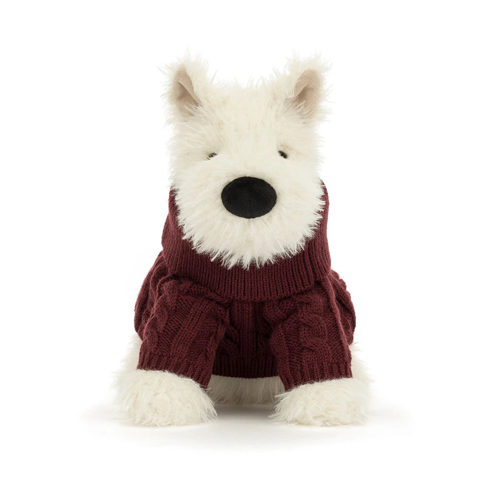 Knuffel Munro Scottie Dog Winter Jumper - Jellycat