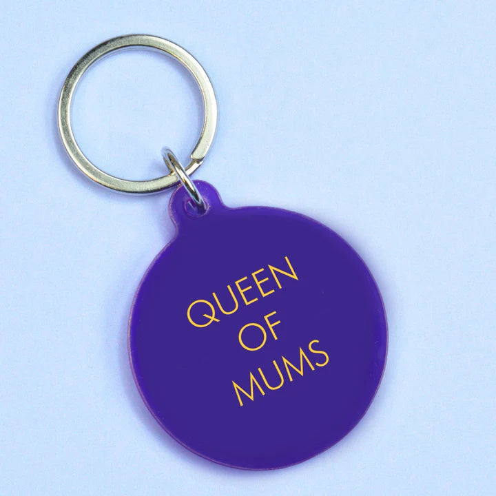 Keychain Queen of Moms - Flamingo Candles 