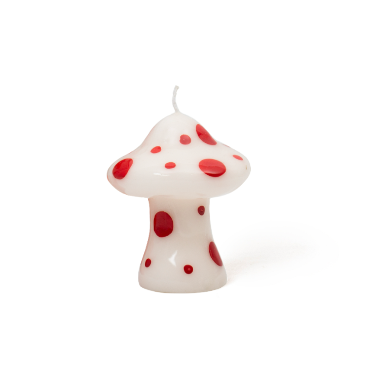 Candle Mushroom Red White - Helio Ferretti 