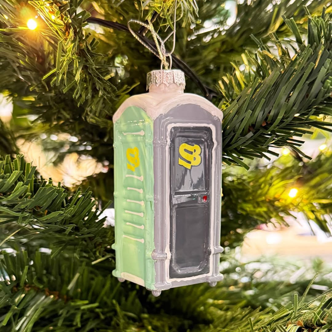 Kerst Ornament Mobiel Toilet - Smeerboel Festival
