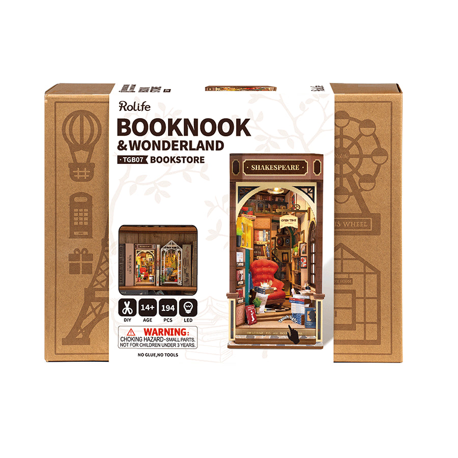 DIY Book Nook Bookstore - Robotime