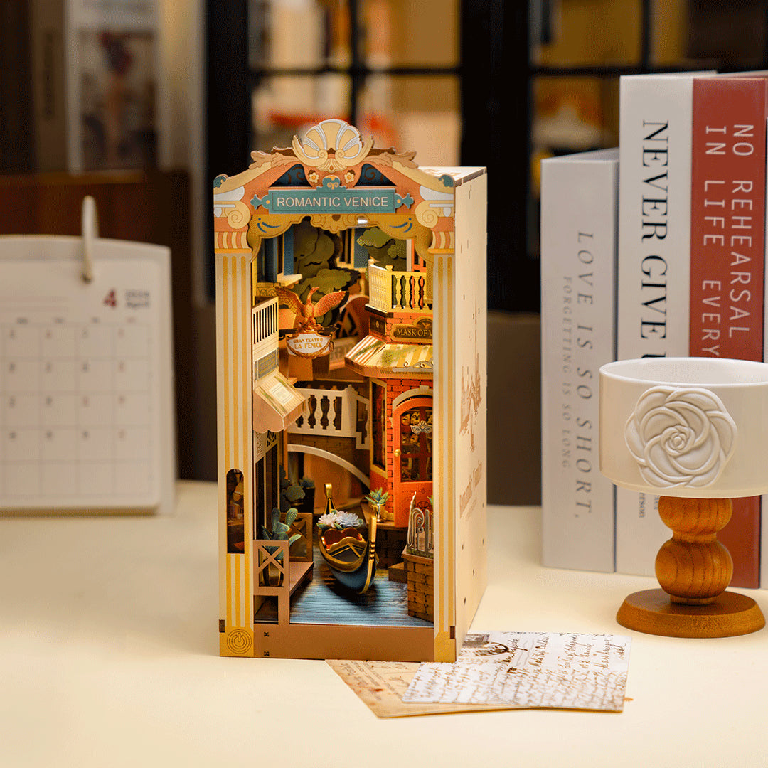 Romantic Venice Book Nook DIY Miniature House