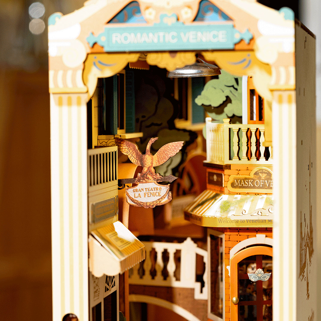 Romantic Venice Book Nook DIY Miniature House