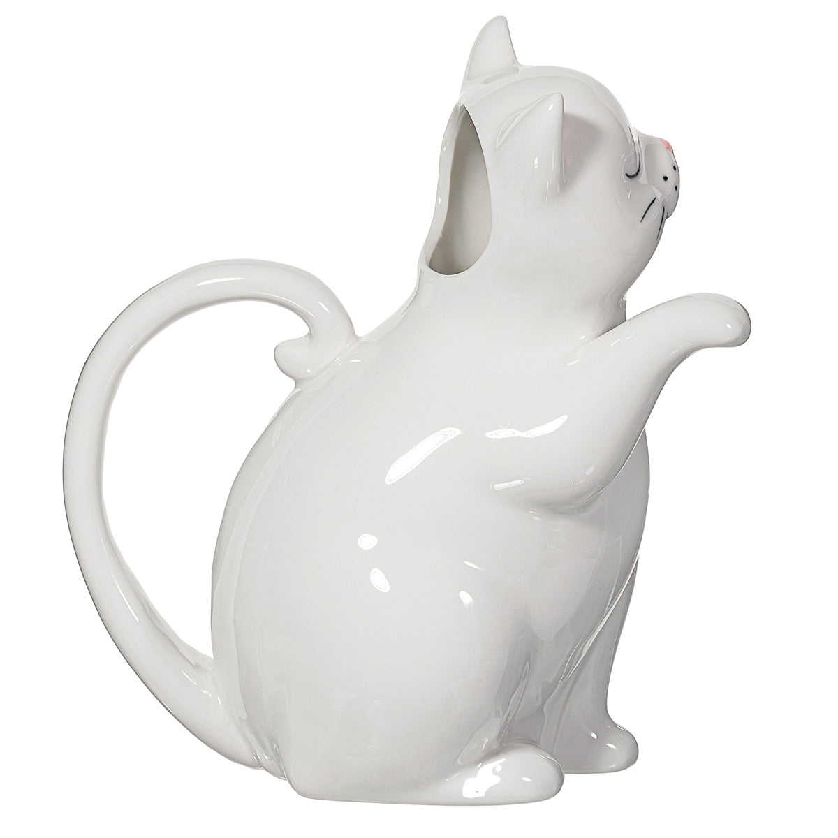 Watering Can Cat White - Sass &amp; Belle