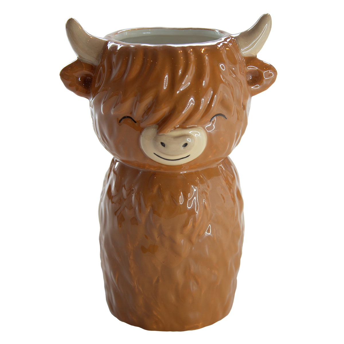 Vase Highland Cow - Sass &amp; Belle 