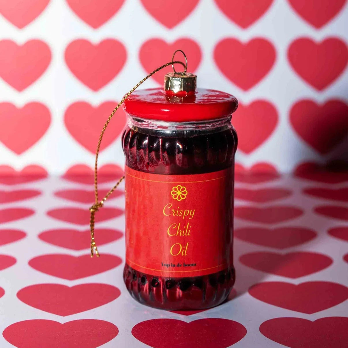 Kerst Ornament Crispy Chili Oil - Yup in de boom