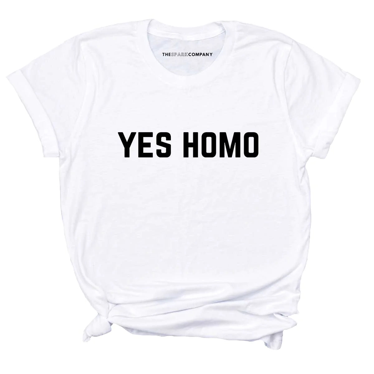 T-Shirt Yes Homo Wit