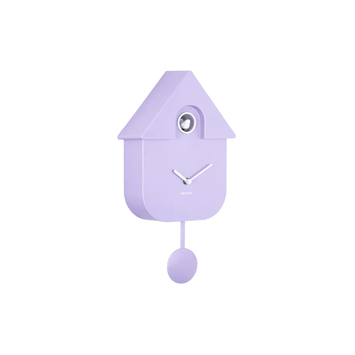 Wandklok Cuckoo Soft Purple - Karlsson