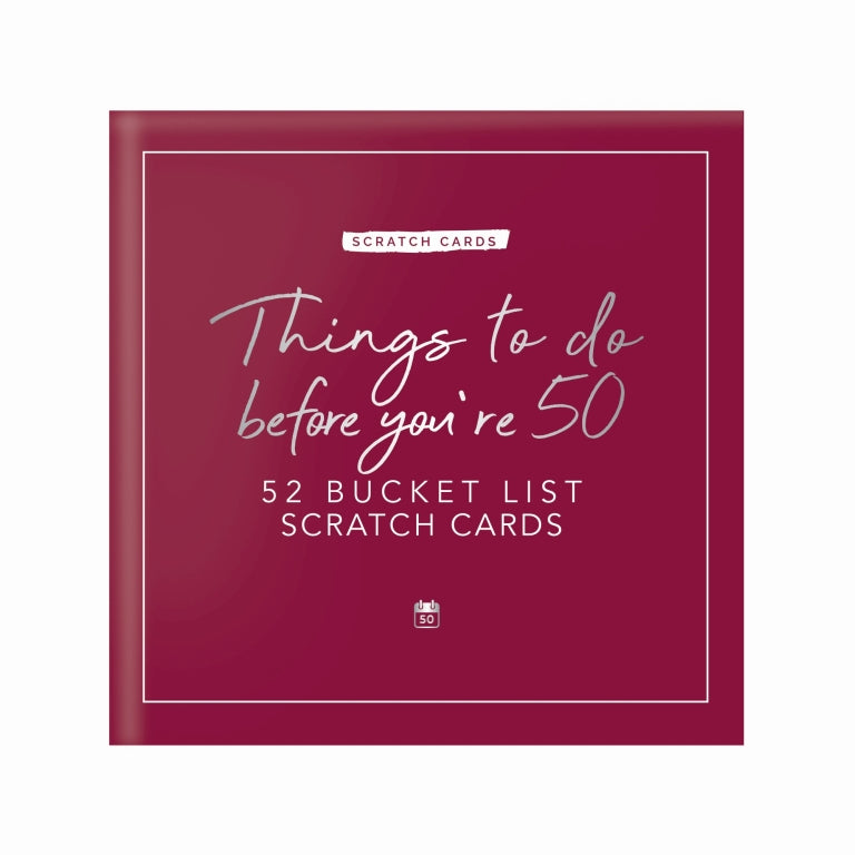 Scratch cards Things to do before you're 50 - Gift Republic