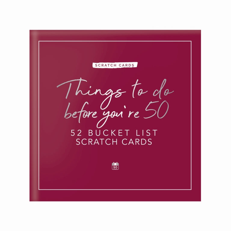 Kraskaarten Things to do before your're 50 - Gift Republic