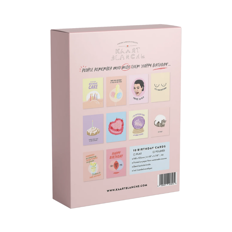 Birthday Box Card Set - Card Blanche