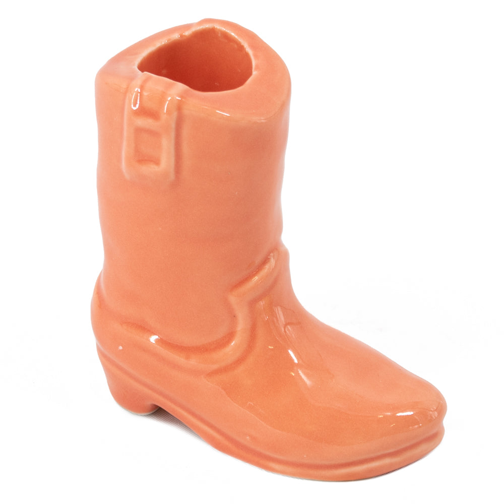 Kandelaar Cowboy Boot Zalm