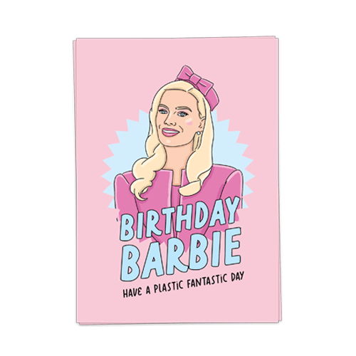 Kaart Birthday Barbie - Kaart Blanche