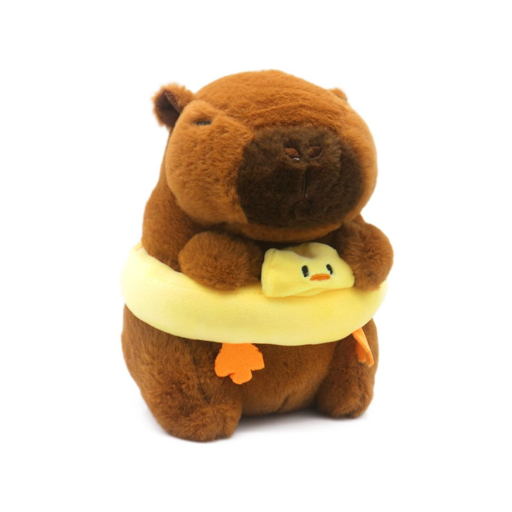 Cuddly Capybara Swimming Ring Duck 