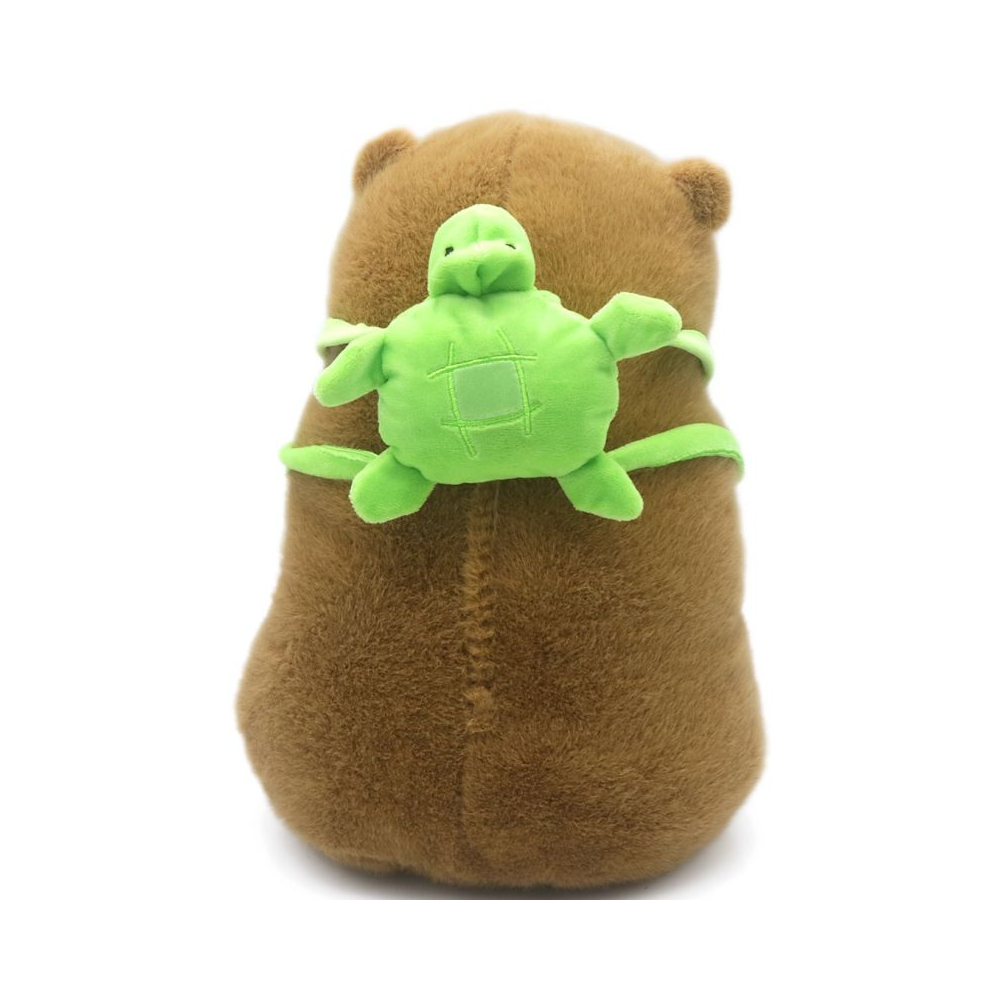 Knuffel Capybara Rugzak Schildpad