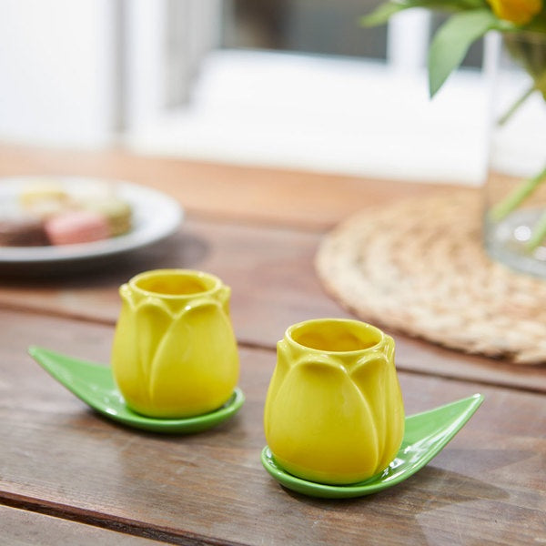 Tassenset Kaffeetulpe Gelb - Balvi