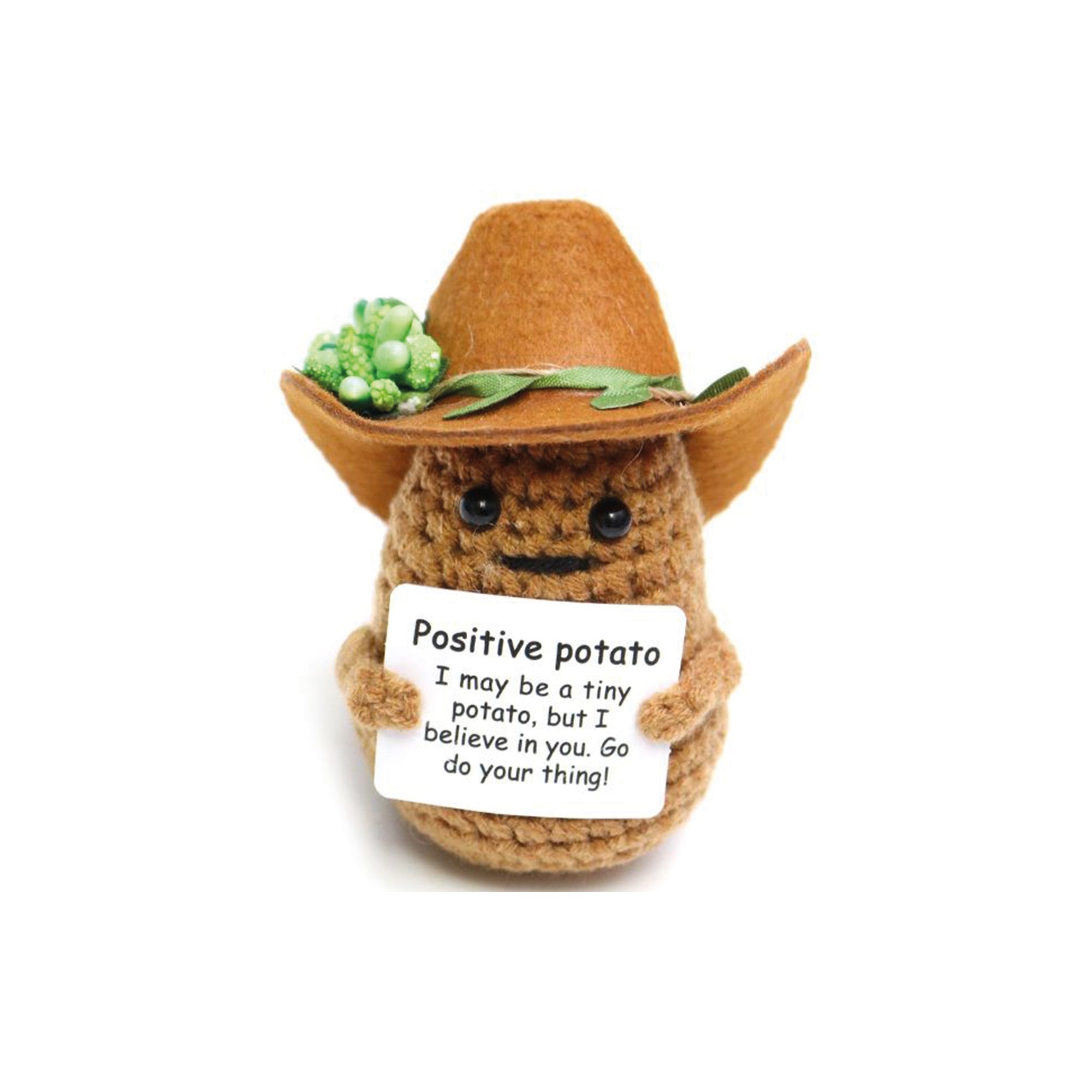 Geluksknuffeltje Positive Potato Cowboy