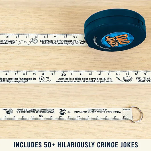 Dad Jokes Tape Measure Tape - Gift Republic