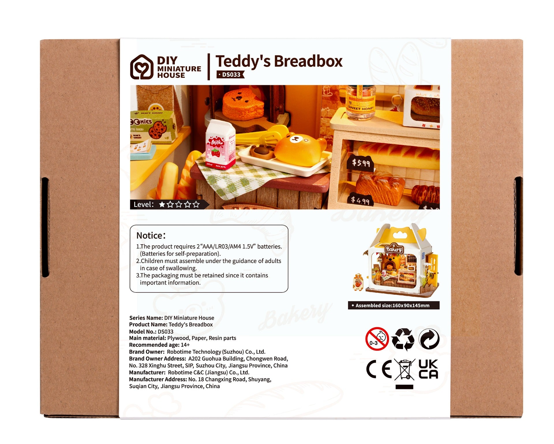 DIY Teddys Brotkasten – Robotime