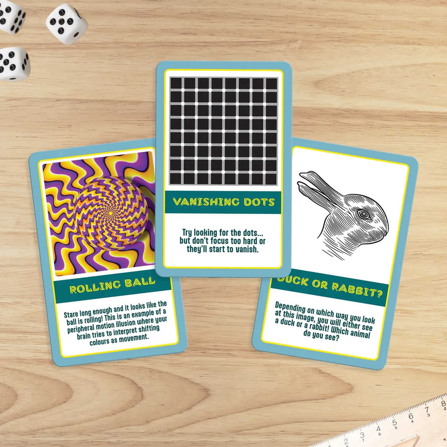 100 Optical Illusions Cards - Gift Republic