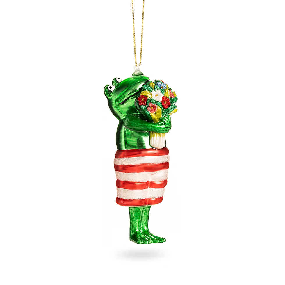 Kerst Ornament Kikker - De Ballen Uit
