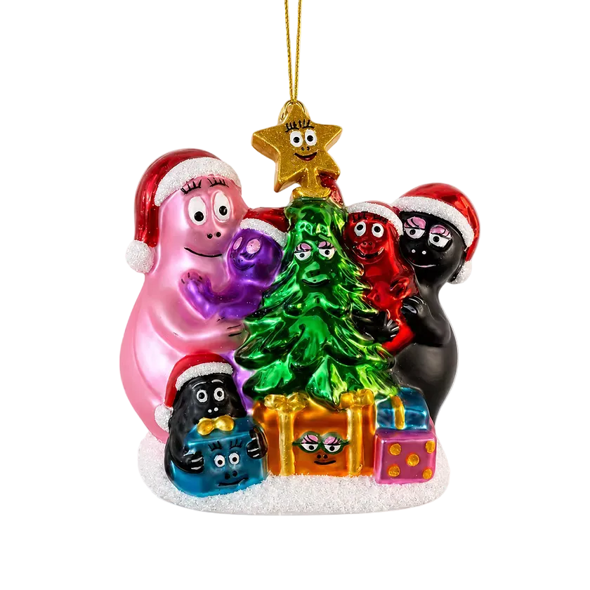 Kerst Ornament Barbapapa familie - De Ballen Uit