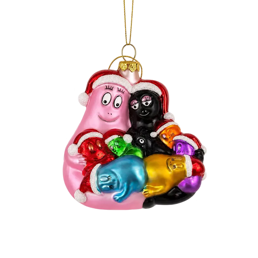 Kerst Ornament Barbapapa familie - De Ballen Uit