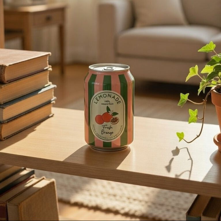 Vase Can Lemonade Orange - Kersten