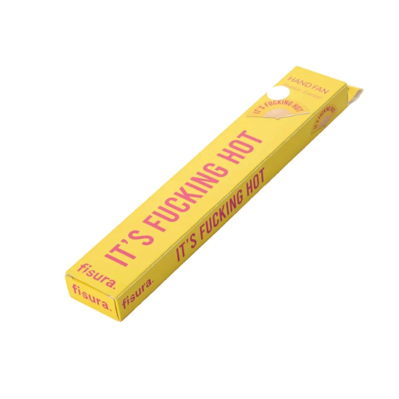 Fan Wood It's F#cking Hot Yellow Pink - Fisura