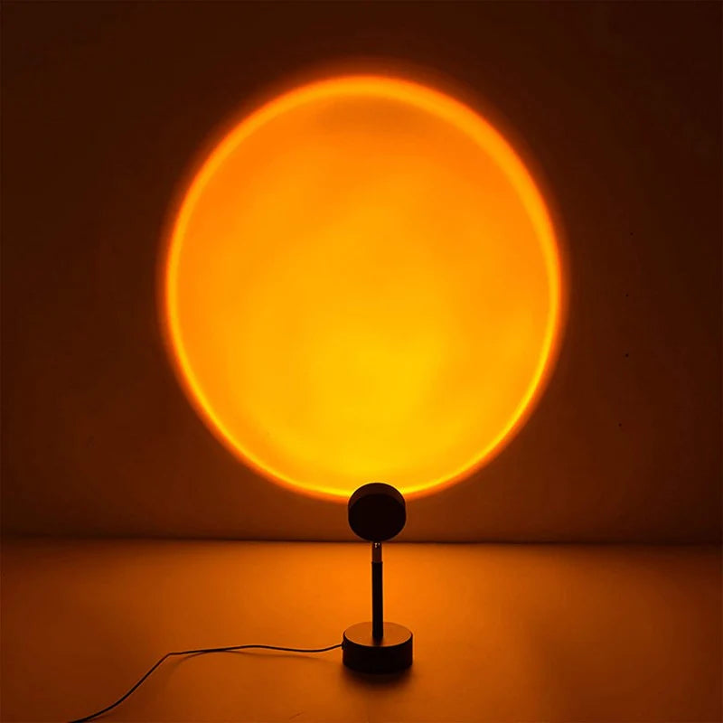 Tischlampe Sonnenuntergang (orange)