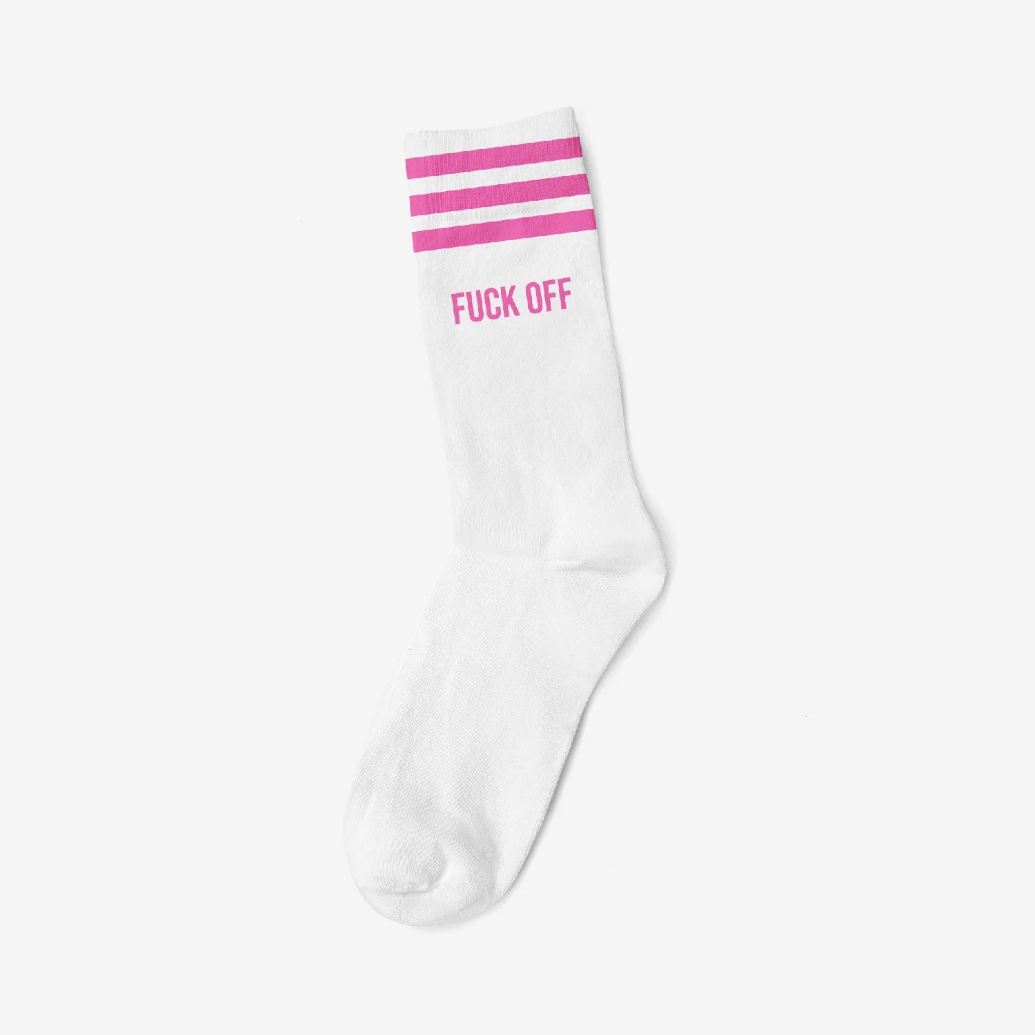 Socks Fuck Off White Pink - Mothersocker