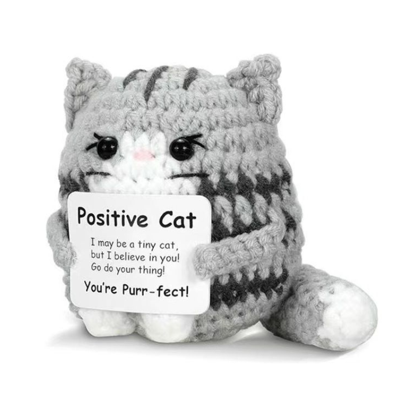 Geluksknuffeltje Positive Cat