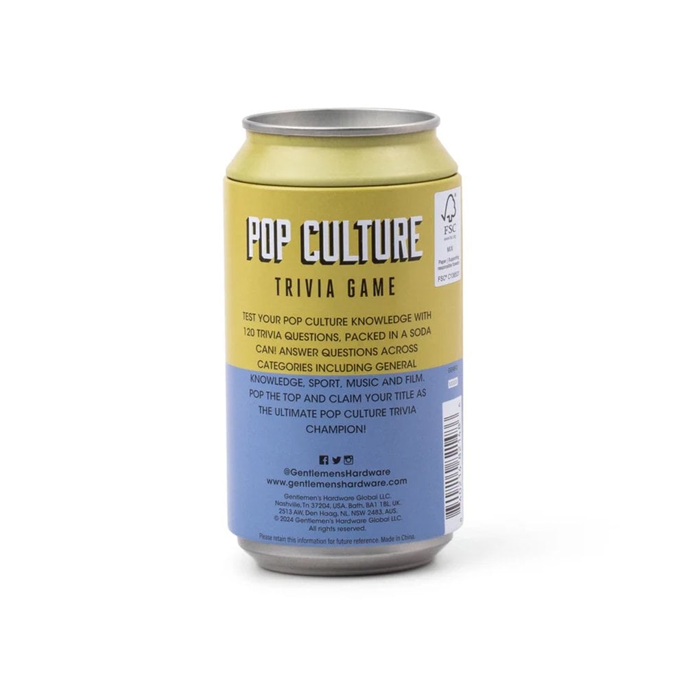 Card Game Pop Quiz In a Can - Paddywax