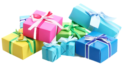 Rosa Bananen-Geschenkpapier