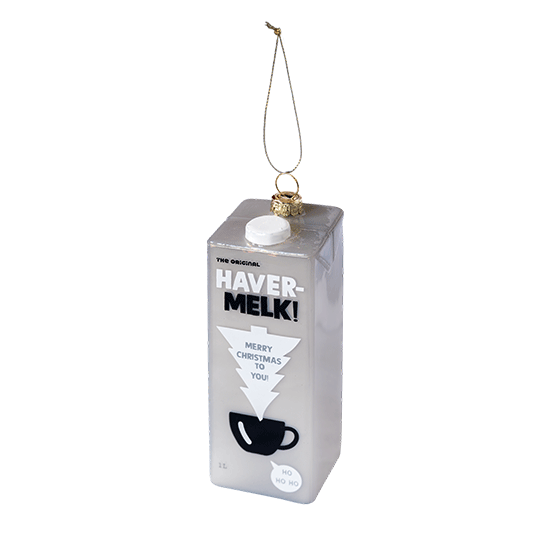 Weihnachtsschmuck Hafermilch – Yup auf dem Baum