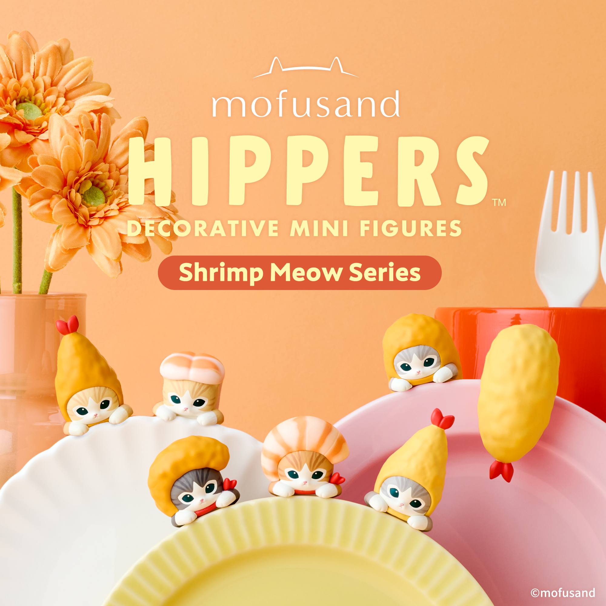 Blind Box Hippers Shrimp - Mofusand x Sonny Angel