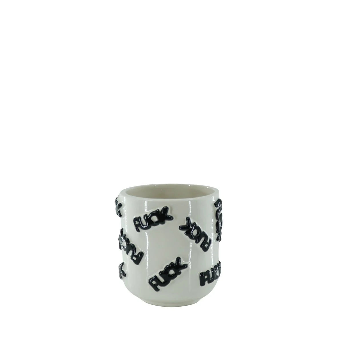 Potje F#ck Black White - House Vitamin