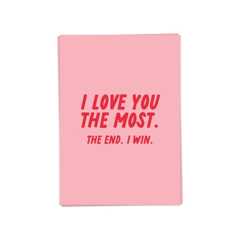 Card I Love You The Most - Card Blanche