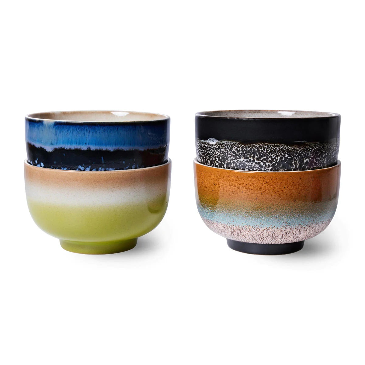 Noodlekommen Groovy (Set van 4) - HKLiving