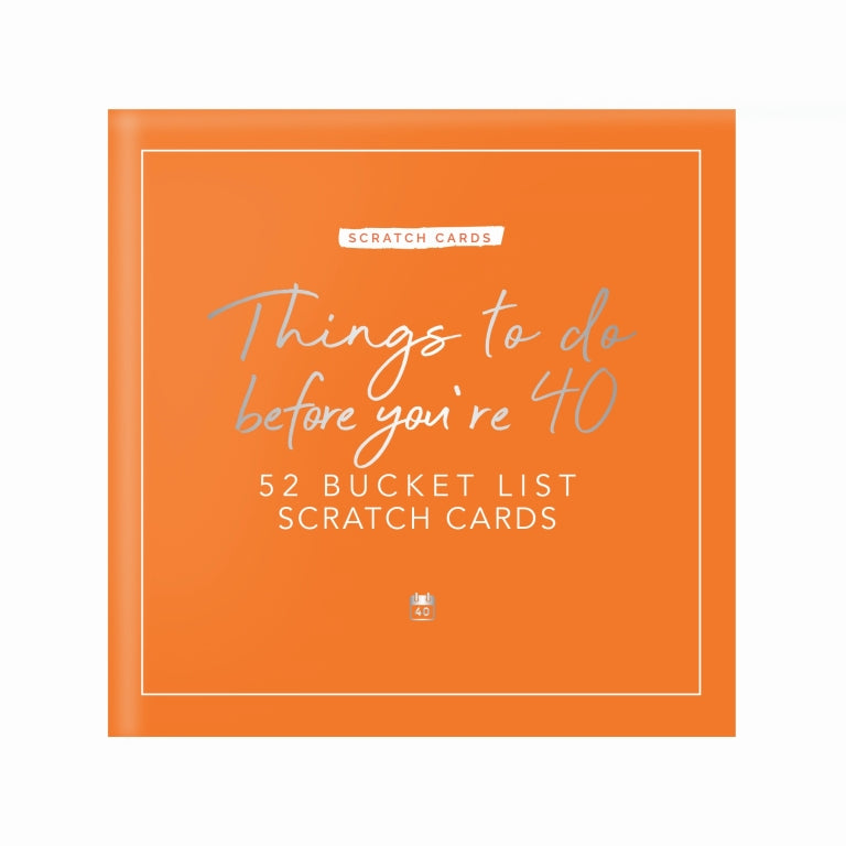 Scratch cards Things to do before you're 40 - Gift Republic