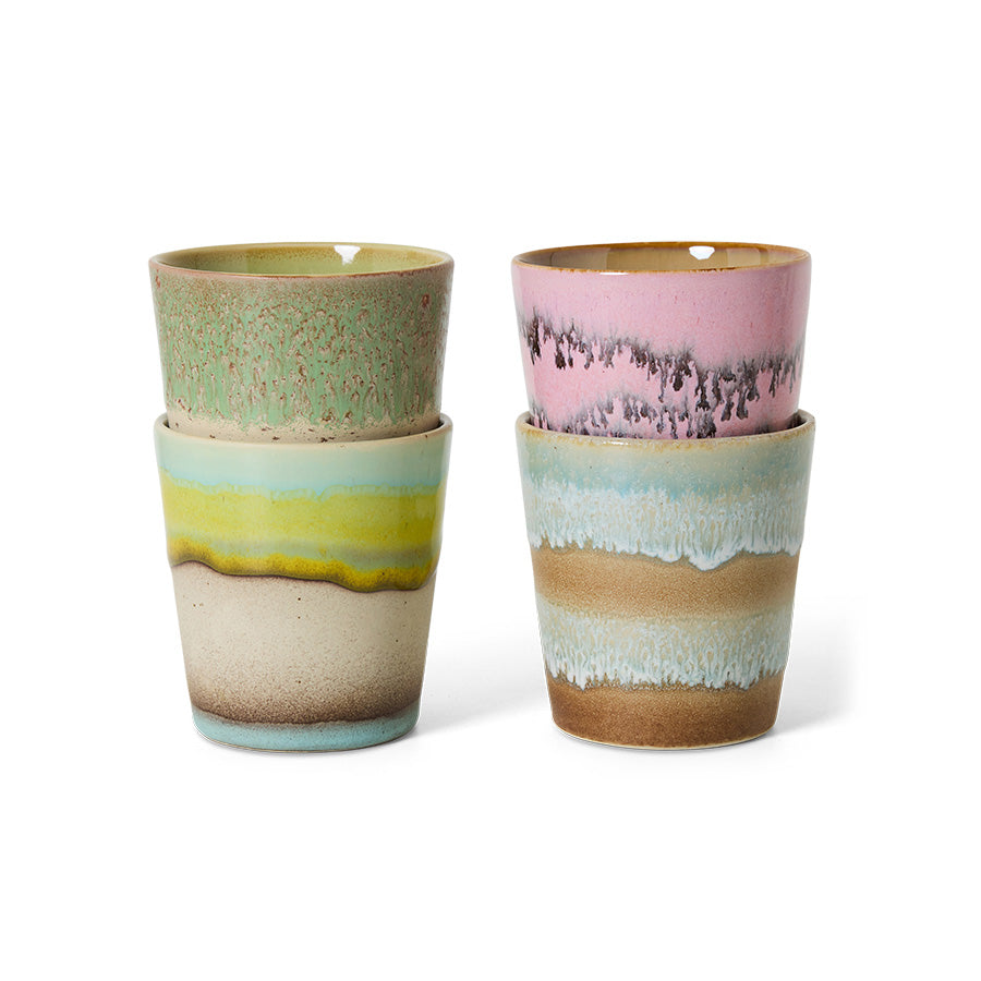 Mokken Koffie Pop Art (Set van 4) – HKliving
