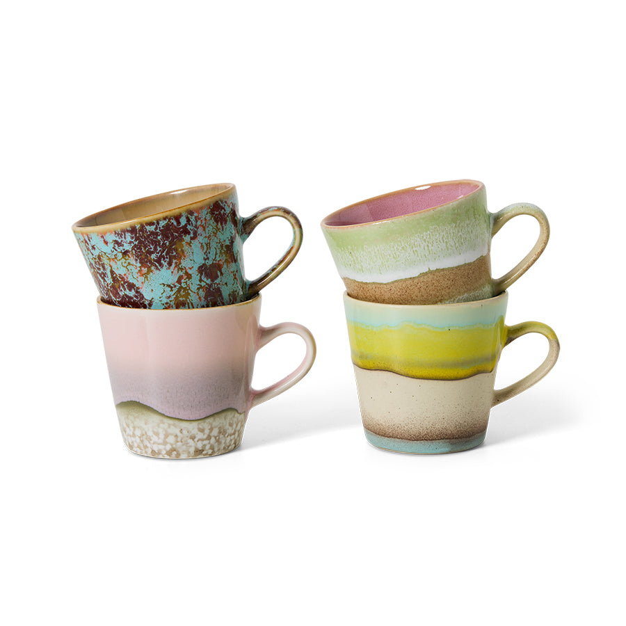 Mokken Americano Rococo (Set van 4) – HKliving
