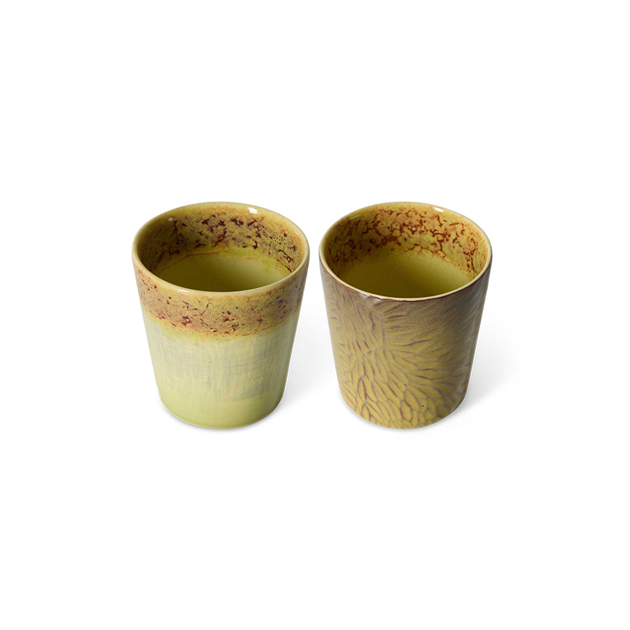Mokken Lungo Van Gogh Sunflowers - HKliving (Set van 2)