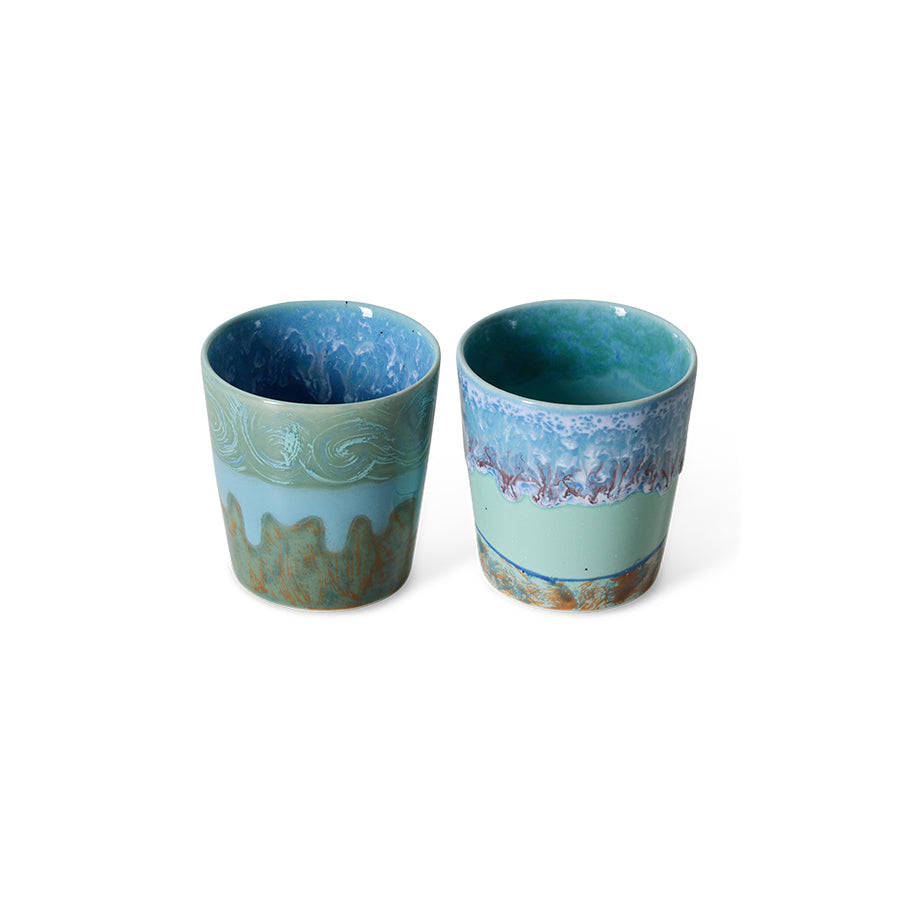 Mokken Lungo Van Gogh Self Portrait - HKliving (Set van 2)