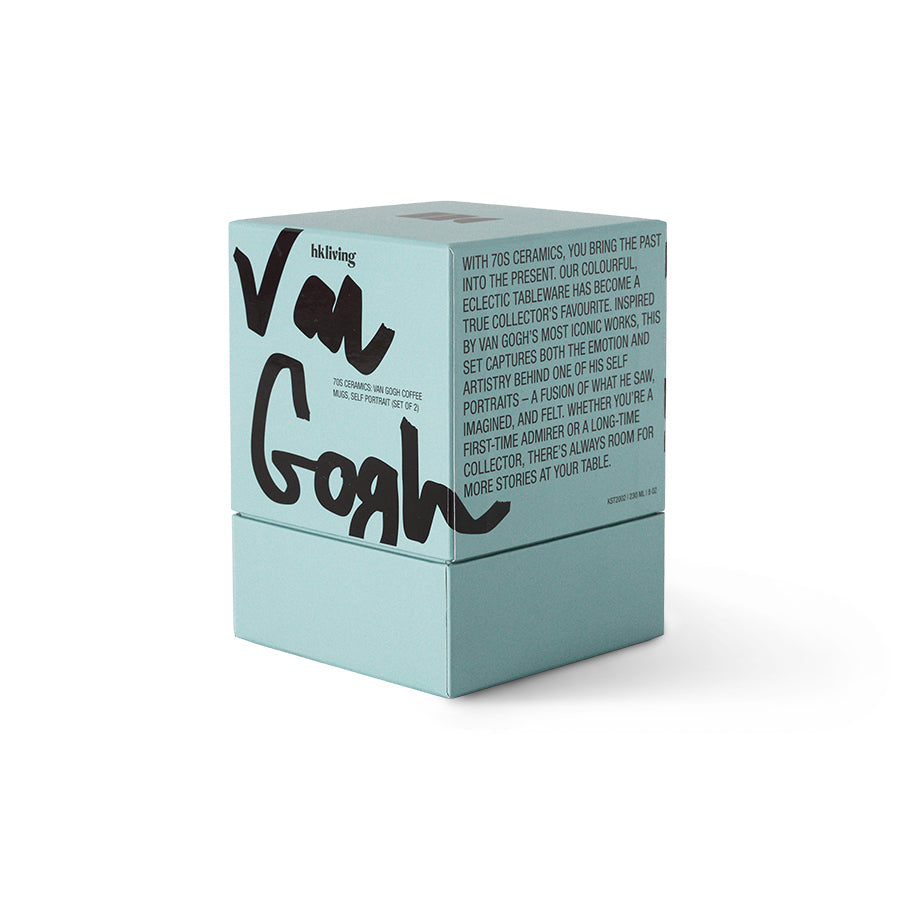Mokken Lungo Van Gogh Self Portrait - HKliving (Set van 2)