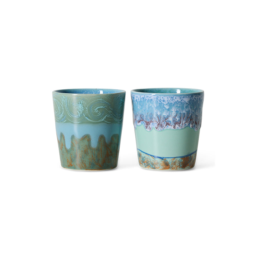 Mokken Lungo Van Gogh Self Portrait - HKliving (Set van 2)