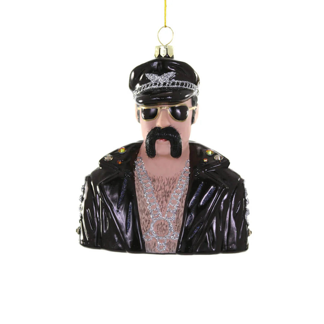 Christmas Ornament Leather Man - Cody Foster