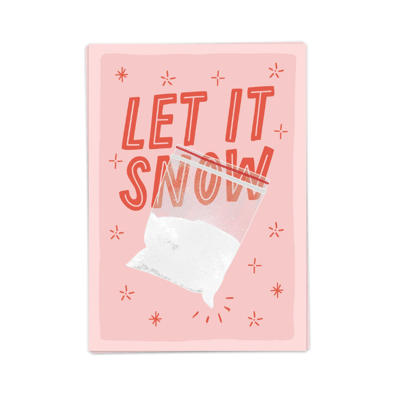 Card Let It Snow - Card Blanche