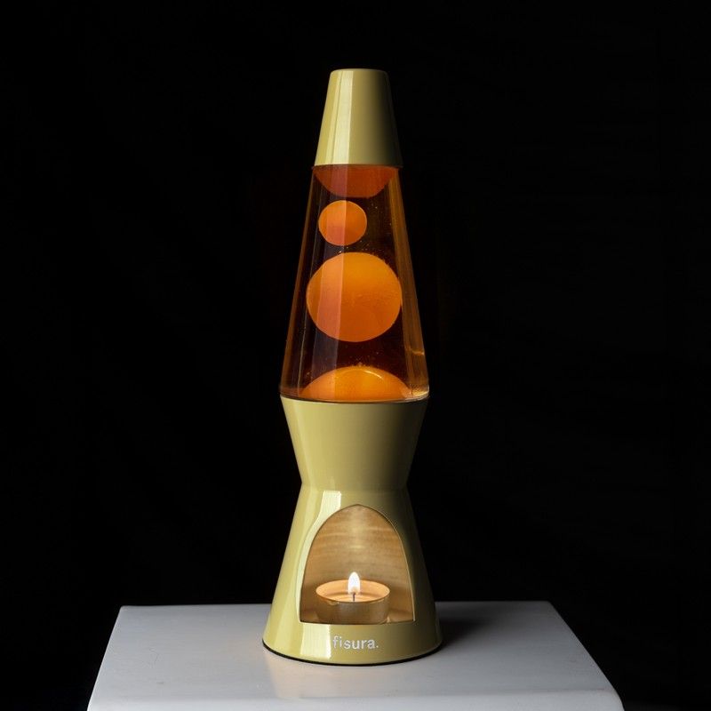 Tealight Lava Lamp Yellow - Fisura